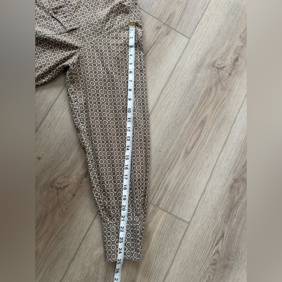 ROPER Brown and White Geometric Shirt 👕 - Picture 6 of 7